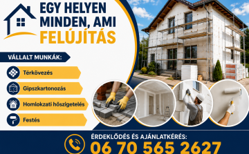 Egy helyen minden, ami felújítás