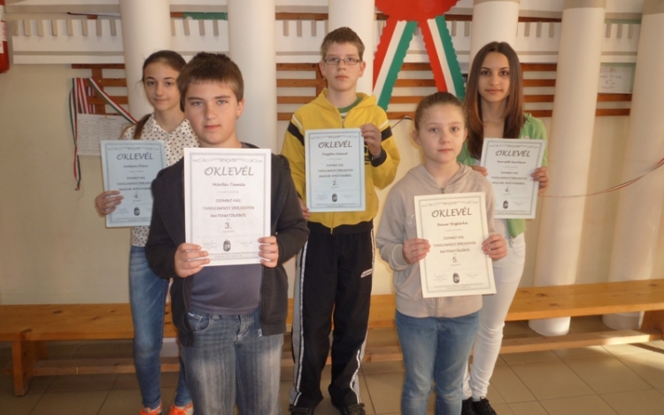 Kaposszekcsői diákok sikerei a Dombó Pál tanulmányi versenyen