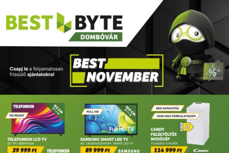 A BestByte Dombóvár legújabb ajánlatai