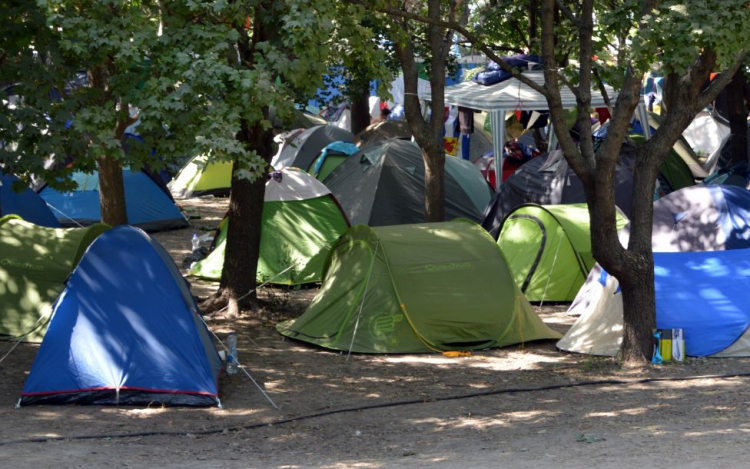 Rászorulók kapják meg a Sziget Fesztiválon hátrahagyott sátrakat