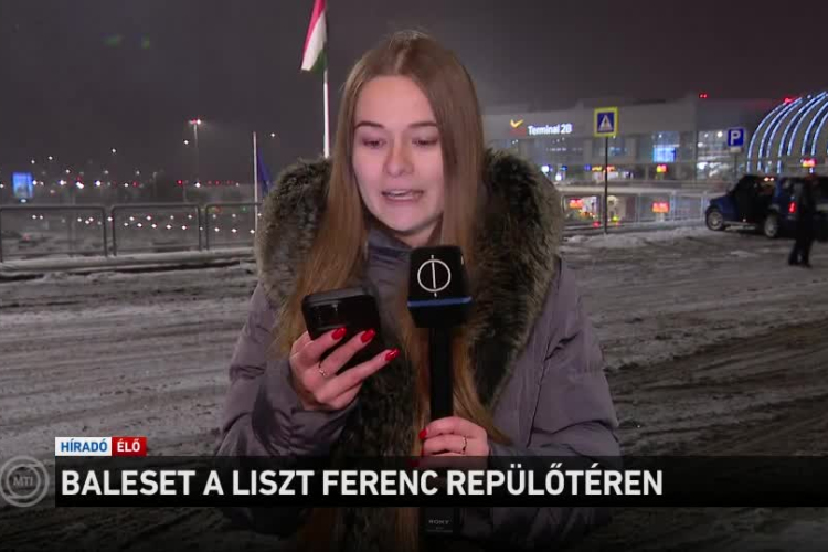 Havazás - Budapest Airport: elakadt egy Airbus A320 repülőgép az indítás közben