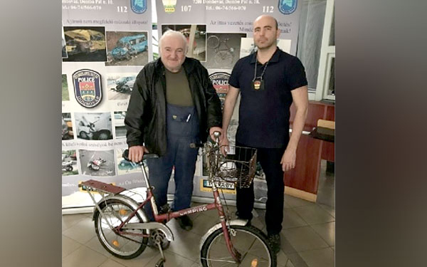 Kapospulán került elő a lopott kerékpár
