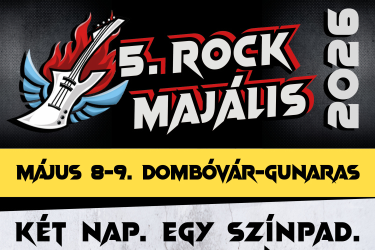Két napig élő rockzene a dombóvári Rockmajálison